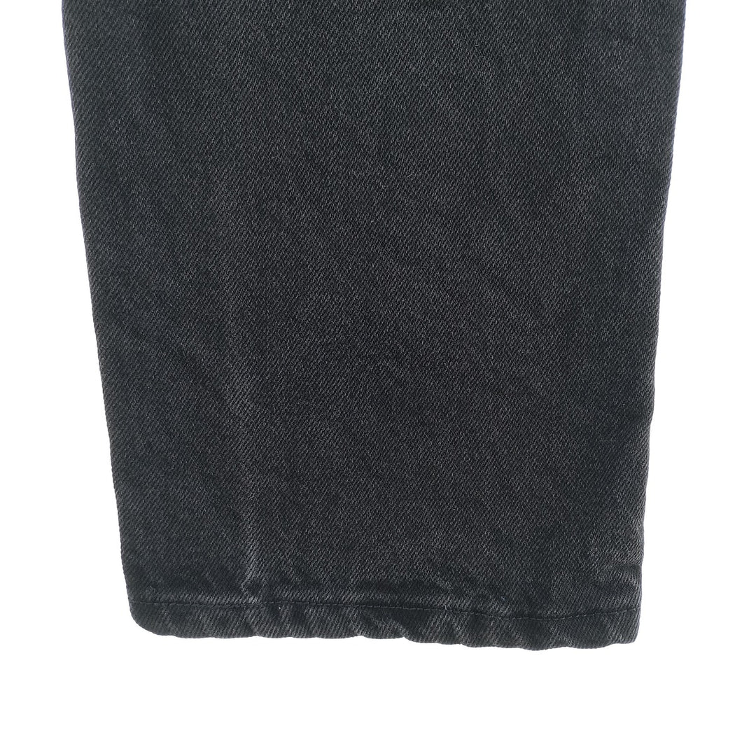 Rustler Black Denim Straight Denim Pants for Men, W30 equivalent cotton black type Vintage Second Hand