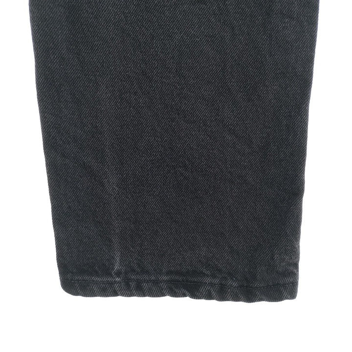 Rustler Black Denim Straight Denim Pants for Men, W30 equivalent cotton black type Vintage Second Hand