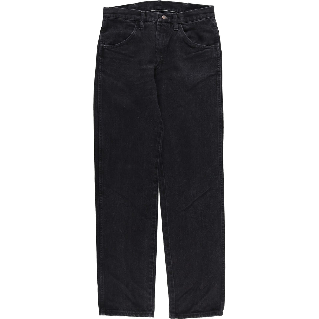 Rustler Black Denim Straight Denim Pants for Men, W30 equivalent cotton black type Vintage Second Hand