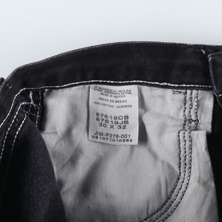 Rustler Black Denim Straight Denim Pants for Men, W30 equivalent cotton black type Vintage Second Hand