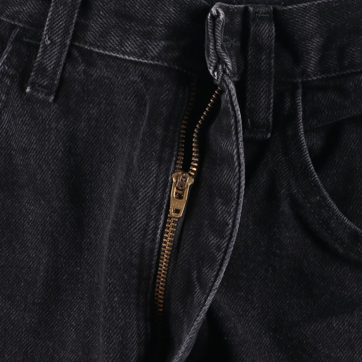 Rustler Black Denim Straight Denim Pants for Men, W30 equivalent cotton black type Vintage Second Hand