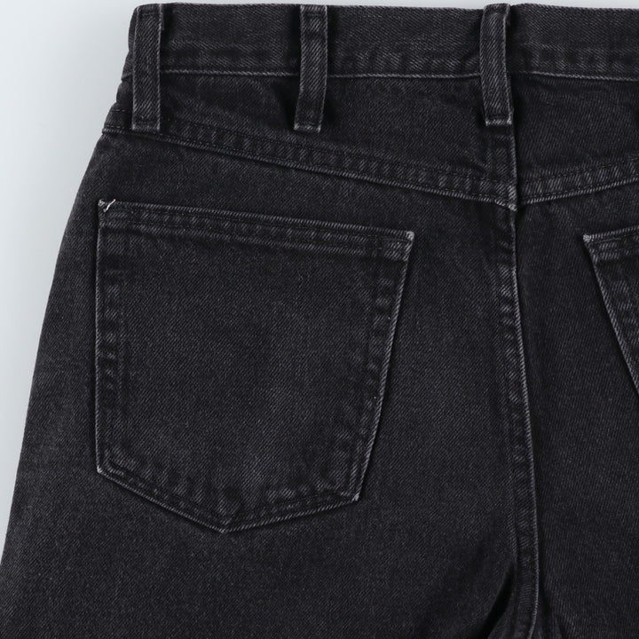 Rustler Black Denim Straight Denim Pants for Men, W30 equivalent cotton black type Vintage Second Hand