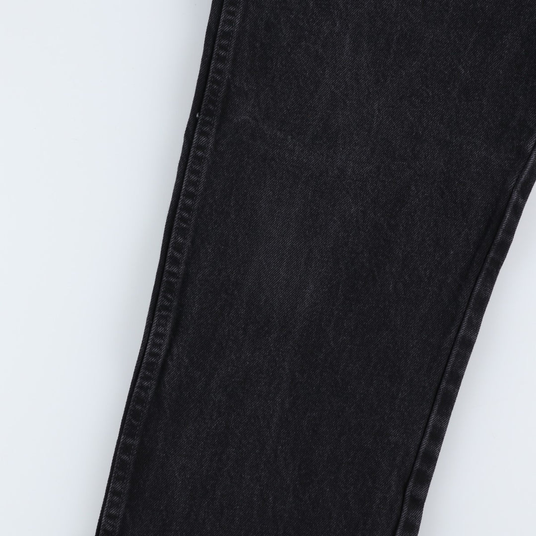 Rustler Black Denim Straight Denim Pants for Men, W33 equivalent cotton black type Vintage Second Hand