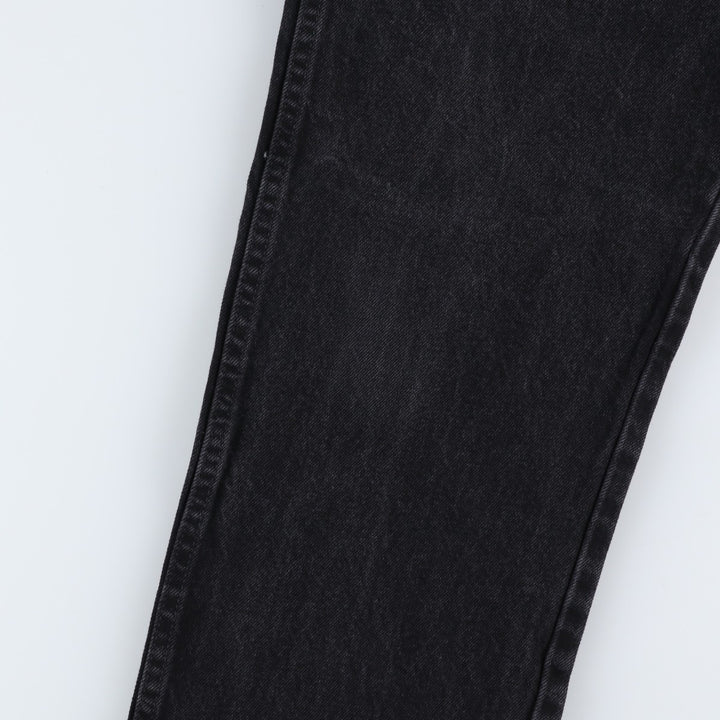 Rustler Black Denim Straight Denim Pants for Men, W33 equivalent cotton black type Vintage Second Hand