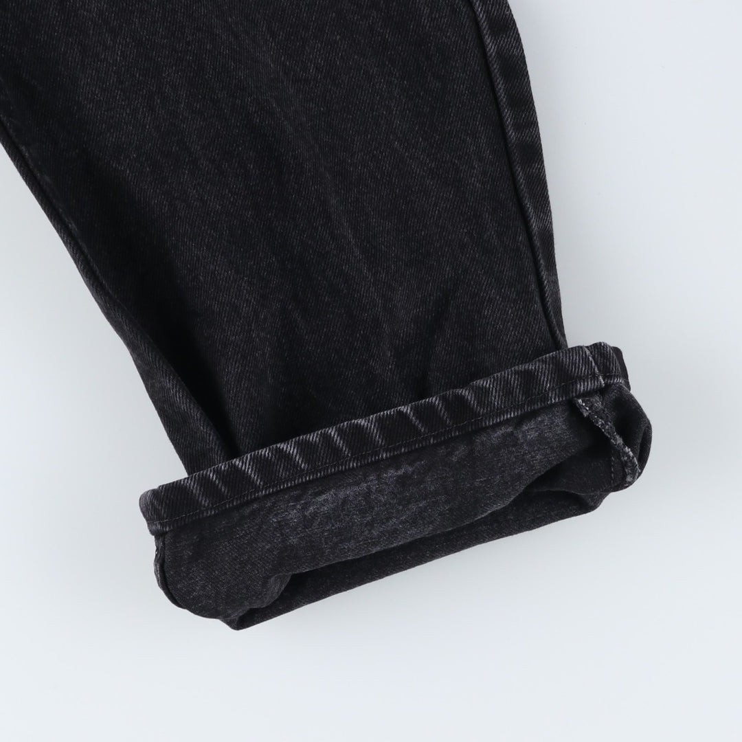 Rustler Black Denim Straight Denim Pants for Men, W33 equivalent cotton black type Vintage Second Hand