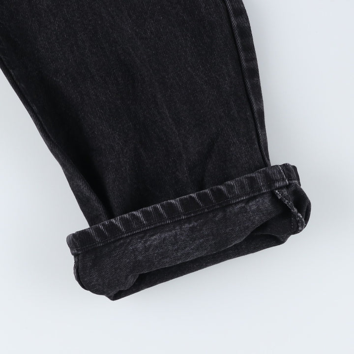 Rustler Black Denim Straight Denim Pants for Men, W33 equivalent cotton black type Vintage Second Hand