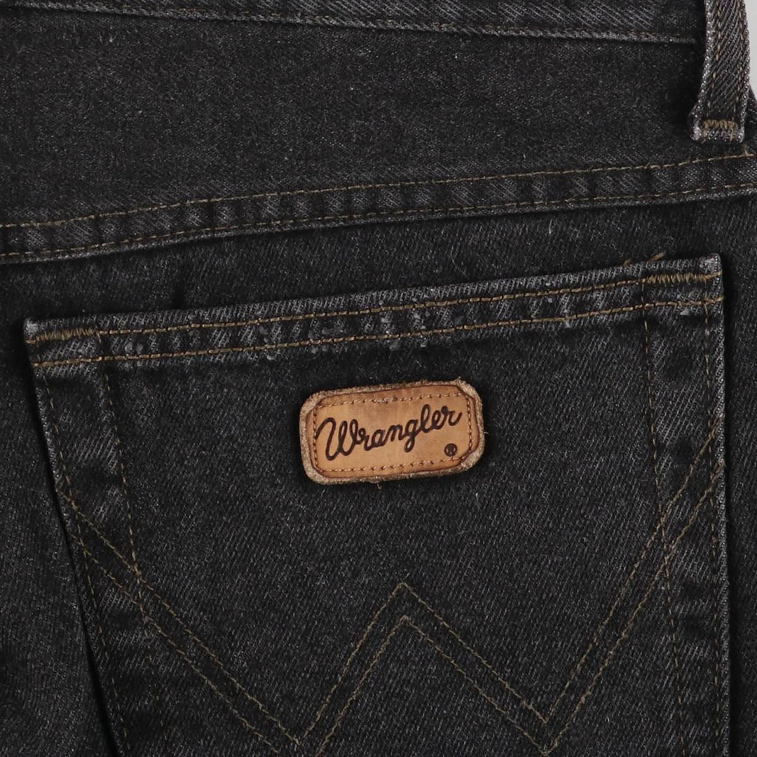 Wrangler Men's Black Denim Tapered Denim Pants, Size W31 unclear black type Vintage Second Hand