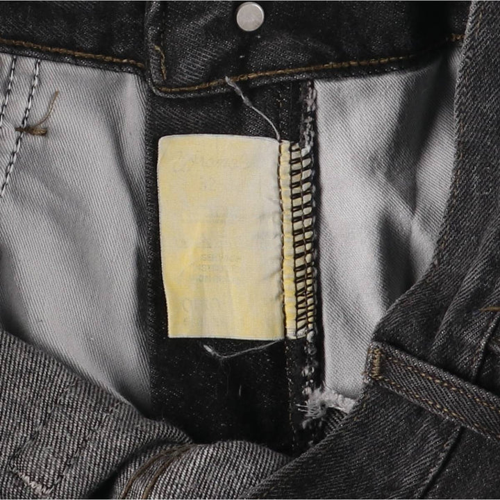 Wrangler Men's Black Denim Tapered Denim Pants, Size W31 unclear black type Vintage Second Hand
