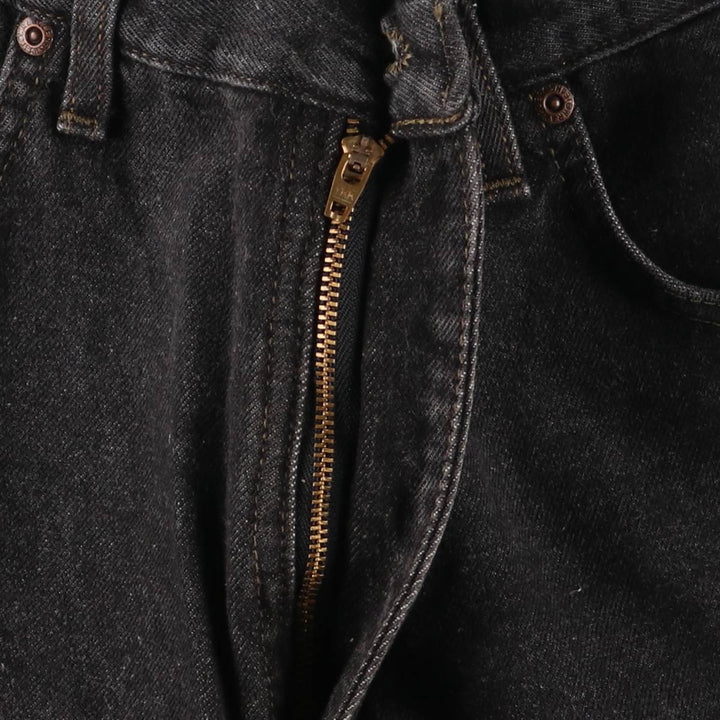 Wrangler Men's Black Denim Tapered Denim Pants, Size W31 unclear black type Vintage Second Hand