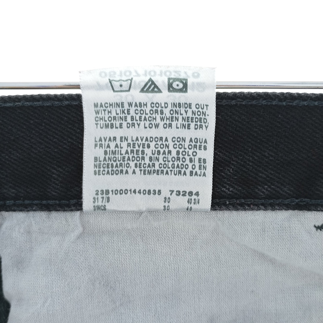 Rustler Black Denim Straight Denim Pants for Men, W30 equivalent cotton black type Vintage Second Hand