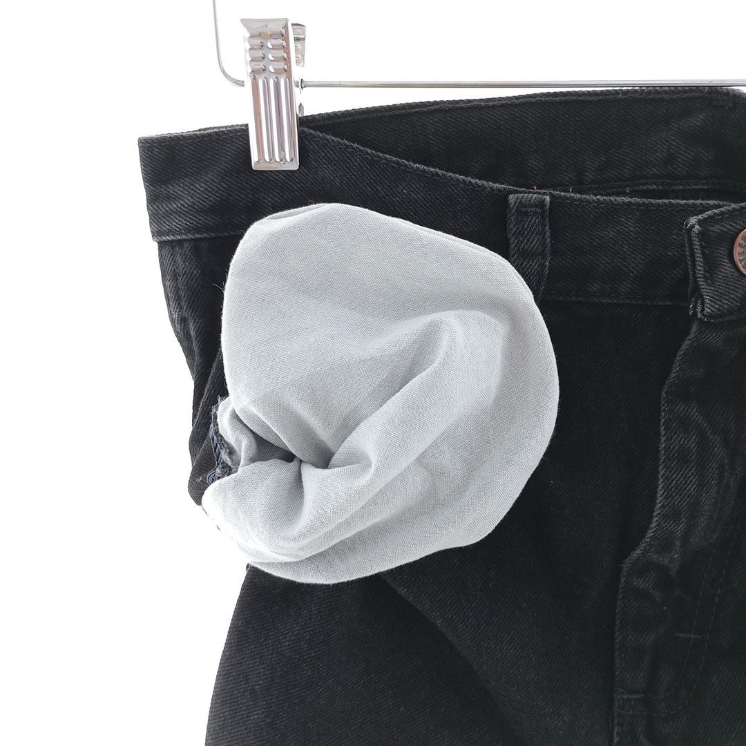 Rustler Black Denim Straight Denim Pants for Men, W30 equivalent cotton black type Vintage Second Hand