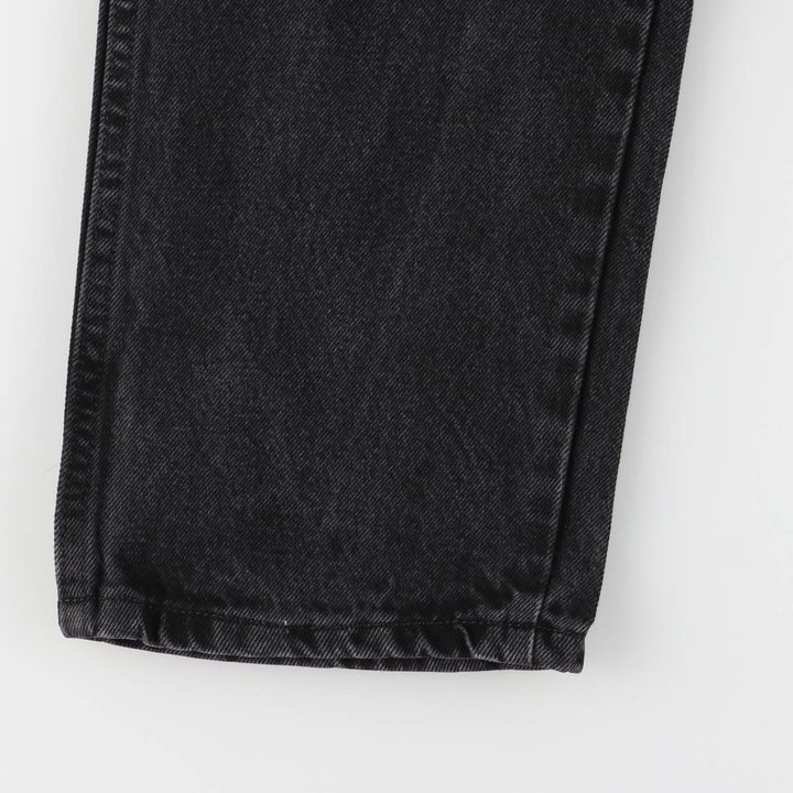 Rustler Black Denim Straight Denim Pants for Men, W33 equivalent cotton black type Vintage Second Hand