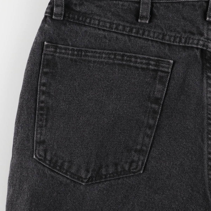 Rustler Black Denim Straight Denim Pants for Men, W34 equivalent cotton black type Vintage Second Hand