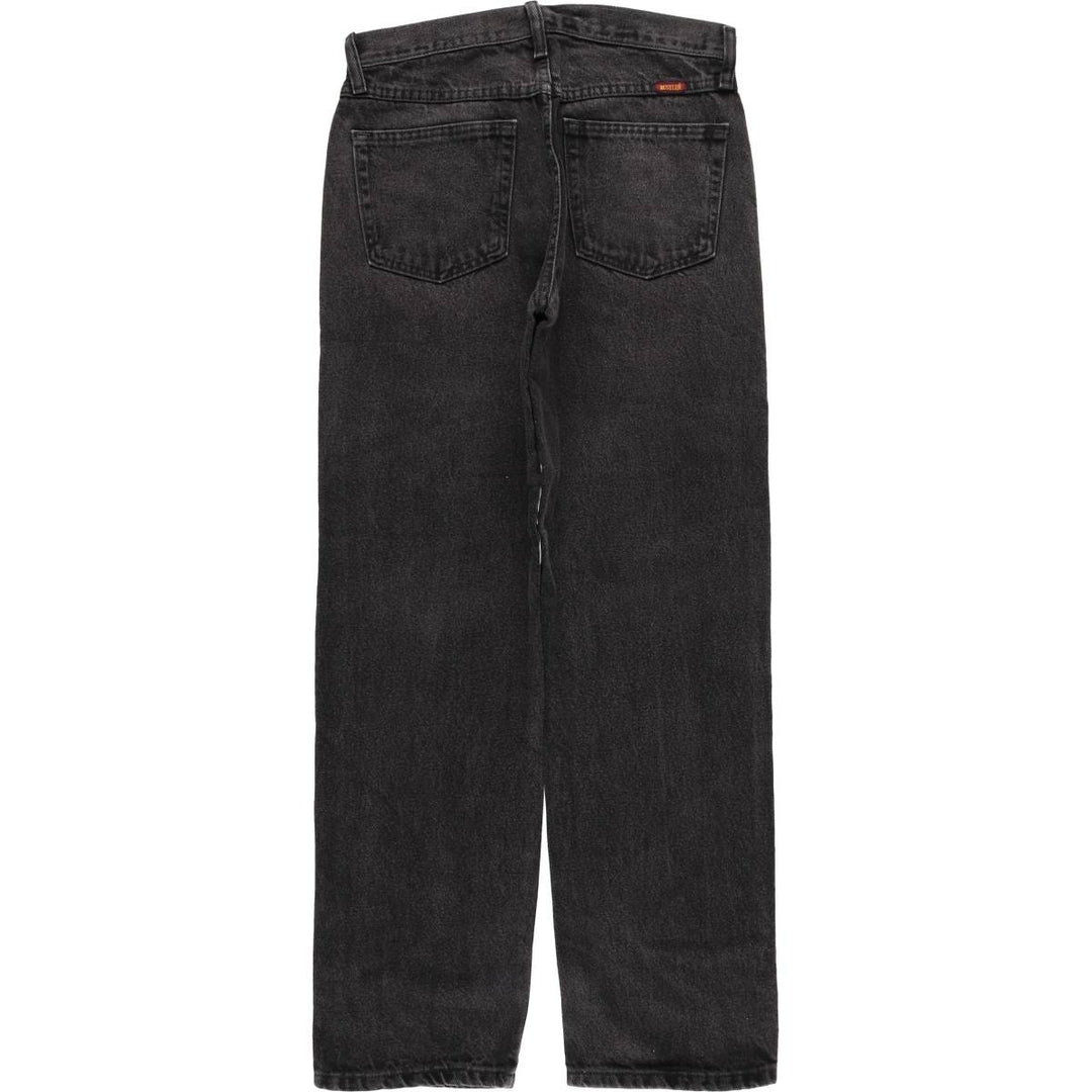 Rustler Black Denim Straight Denim Pants for Men, W29 cotton black type Vintage Second Hand