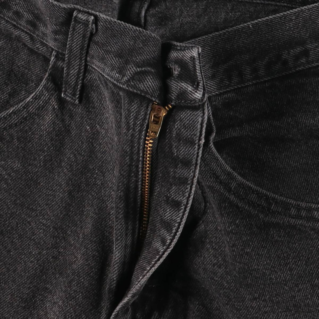 Rustler Black Denim Straight Denim Pants for Men, W29 cotton black type Vintage Second Hand