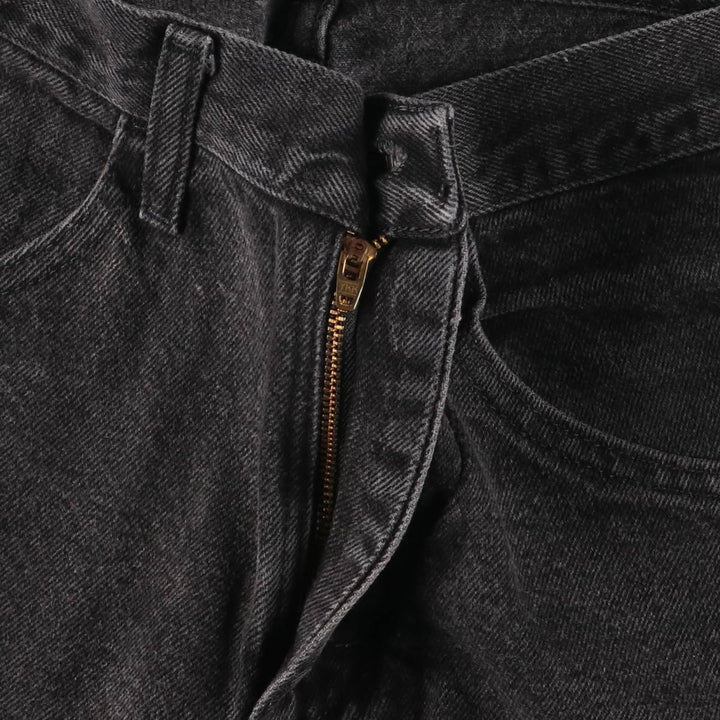 Rustler Black Denim Straight Denim Pants for Men, W29 cotton black type Vintage Second Hand