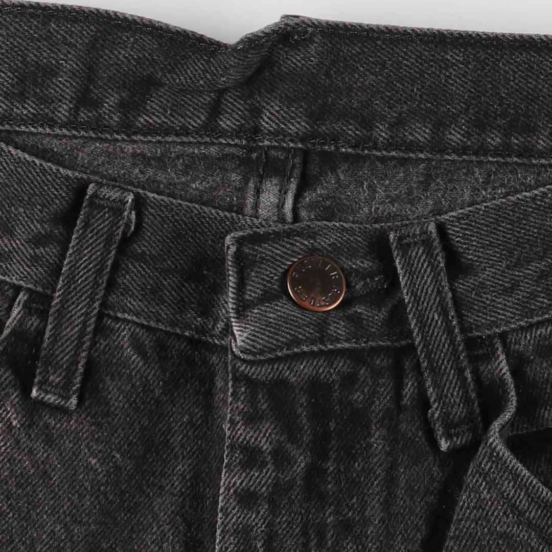Rustler Black Denim Straight Denim Pants for Men, W29 cotton black type Vintage Second Hand