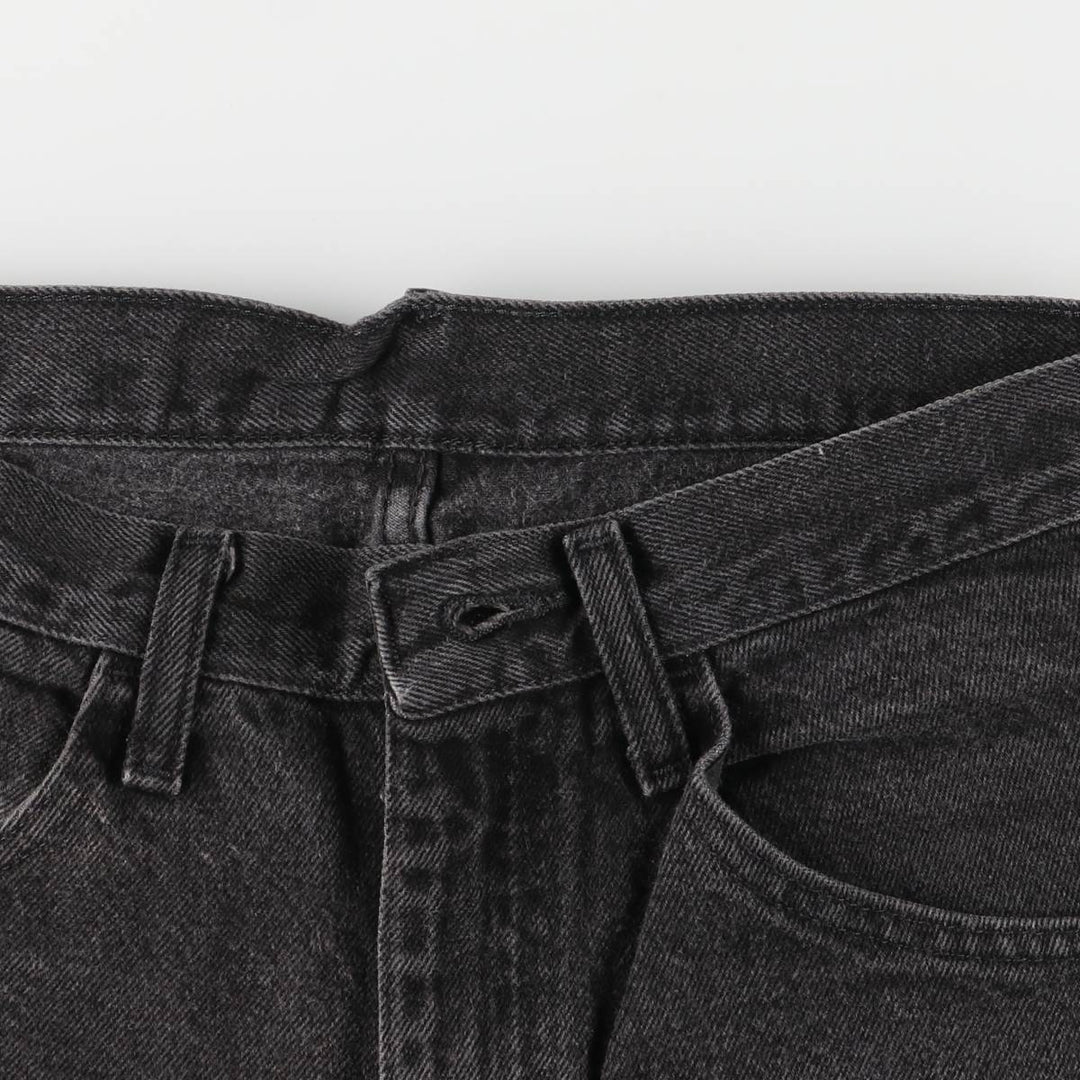 Rustler Black Denim Straight Denim Pants for Men, W29 cotton black type Vintage Second Hand