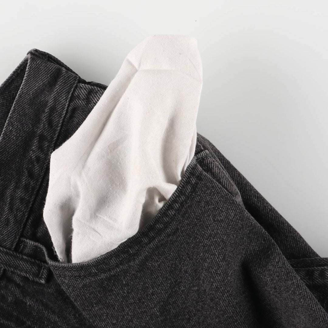 Rustler Black Denim Straight Denim Pants for Men, W29 cotton black type Vintage Second Hand