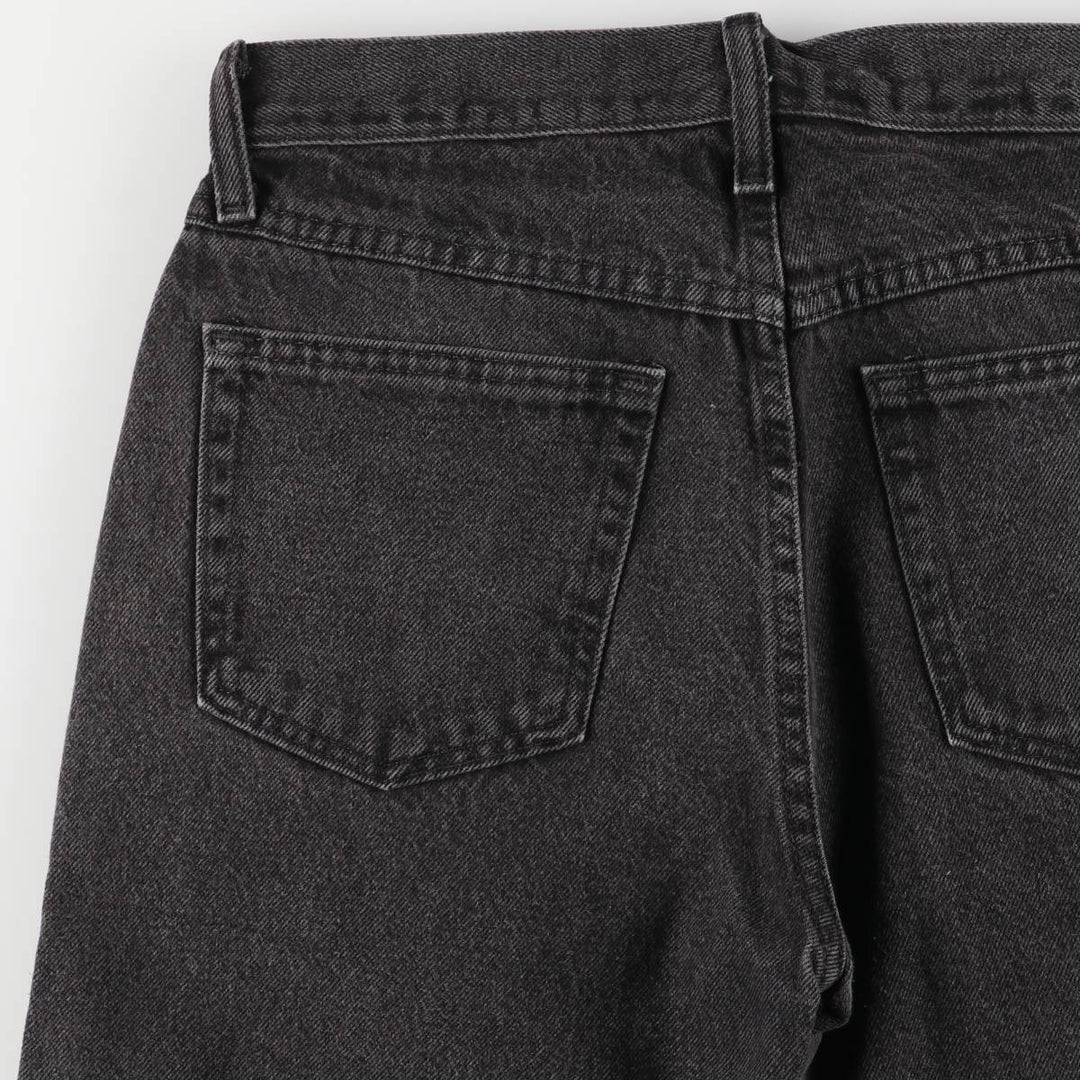 Rustler Black Denim Straight Denim Pants for Men, W29 cotton black type Vintage Second Hand
