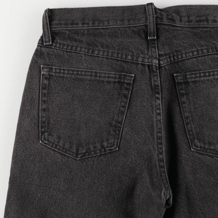Rustler Black Denim Straight Denim Pants for Men, W29 cotton black type Vintage Second Hand