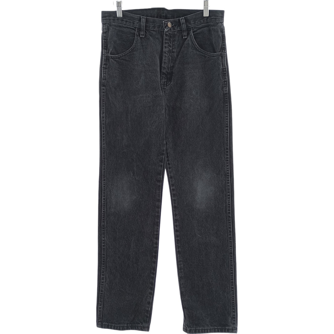 Rustler Black Denim Straight Denim Pants for Men, W30 equivalent cotton black type Vintage Second Hand