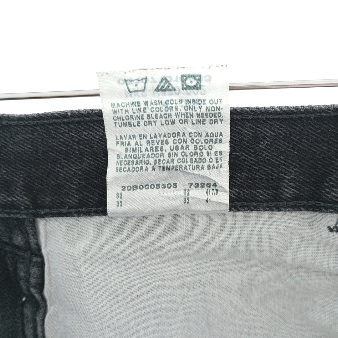 Rustler Black Denim Straight Denim Pants for Men, W30 equivalent cotton black type Vintage Second Hand