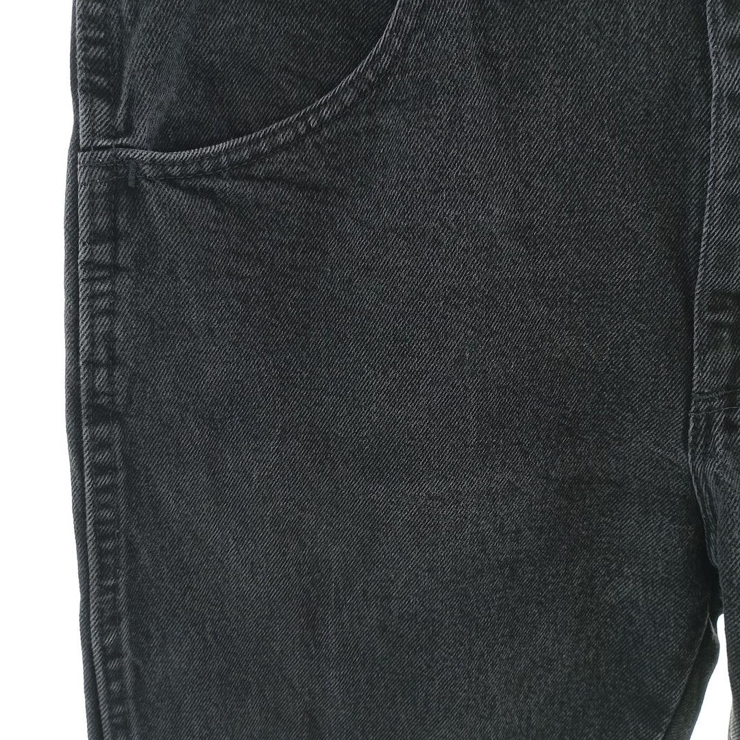 Rustler Black Denim Straight Denim Pants for Men, W30 equivalent cotton black type Vintage Second Hand