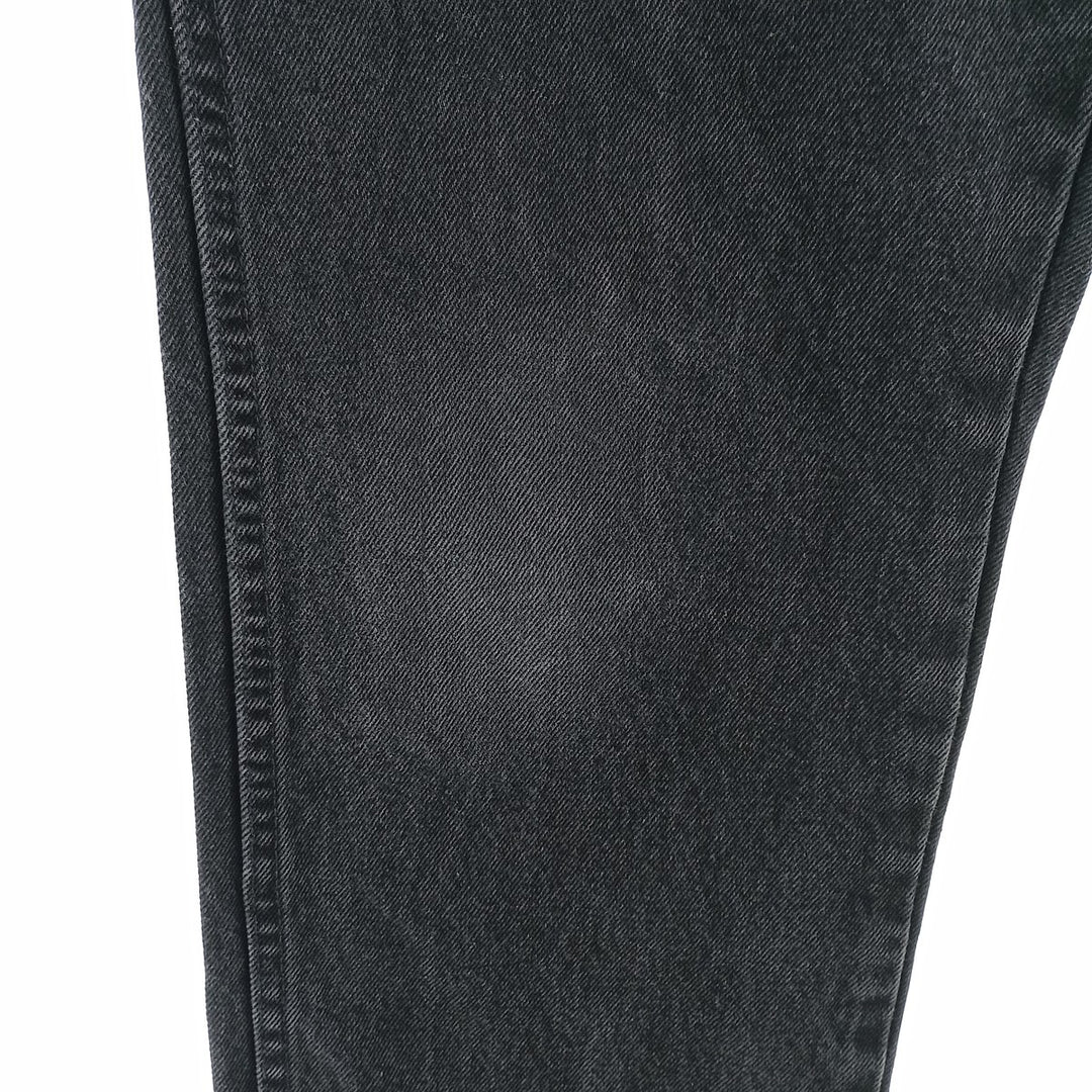 Rustler Black Denim Straight Denim Pants for Men, W30 equivalent cotton black type Vintage Second Hand
