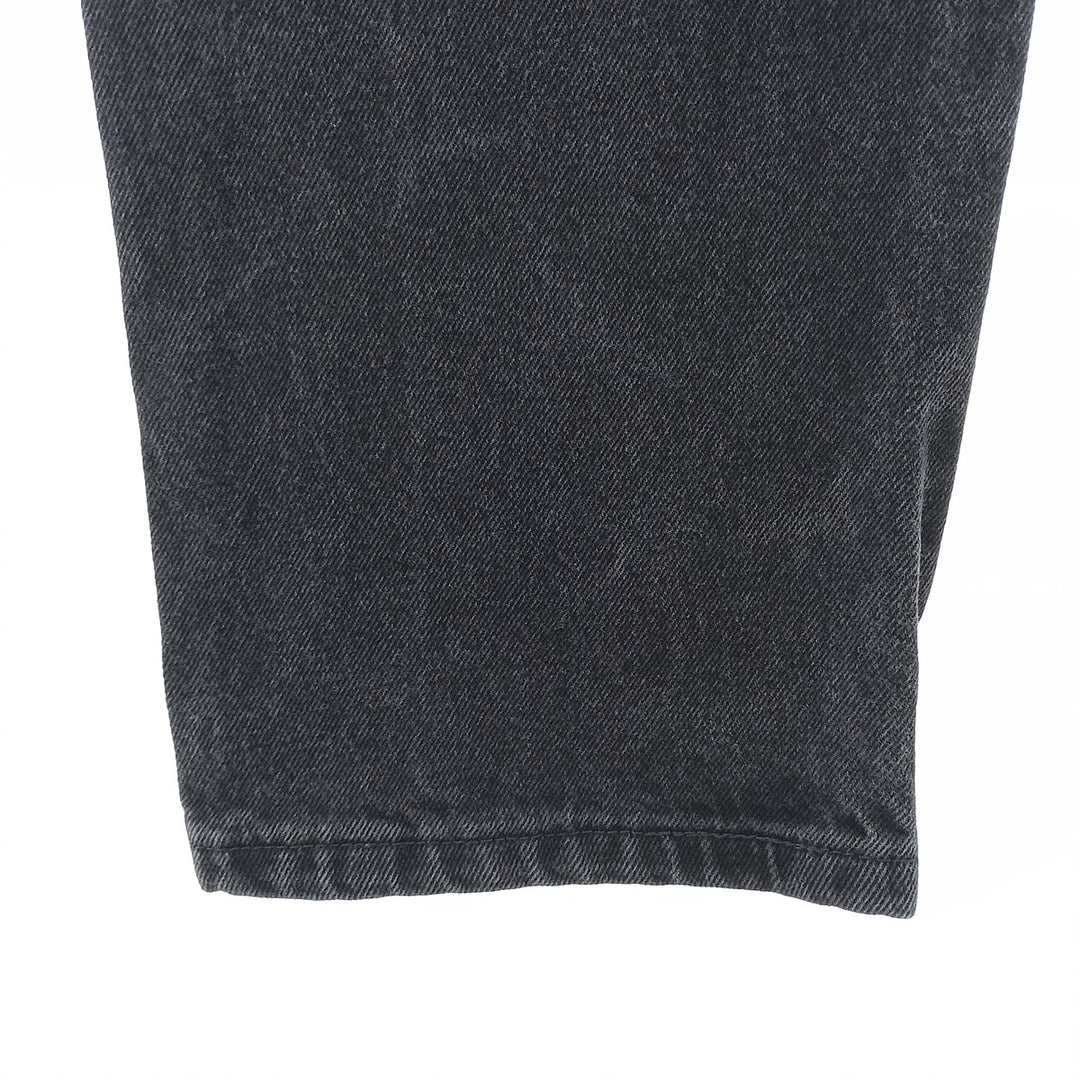 Rustler Black Denim Straight Denim Pants for Men, W30 equivalent cotton black type Vintage Second Hand