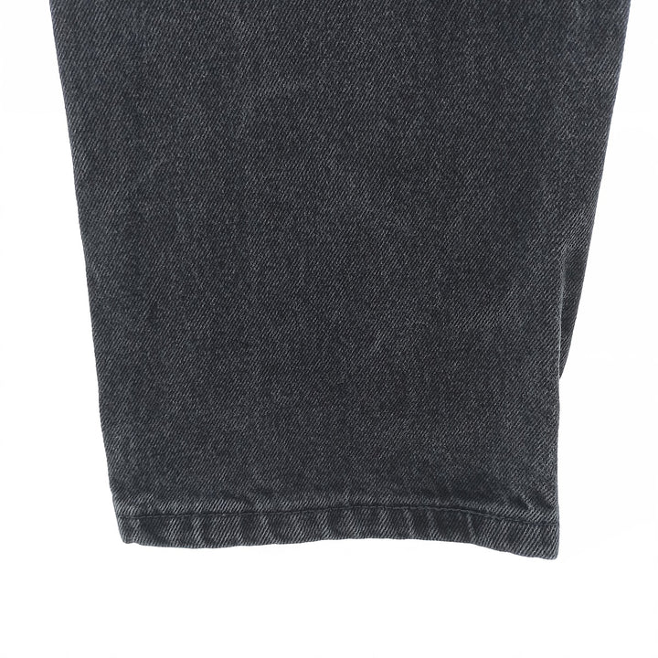 Rustler Black Denim Straight Denim Pants for Men, W30 equivalent cotton black type Vintage Second Hand