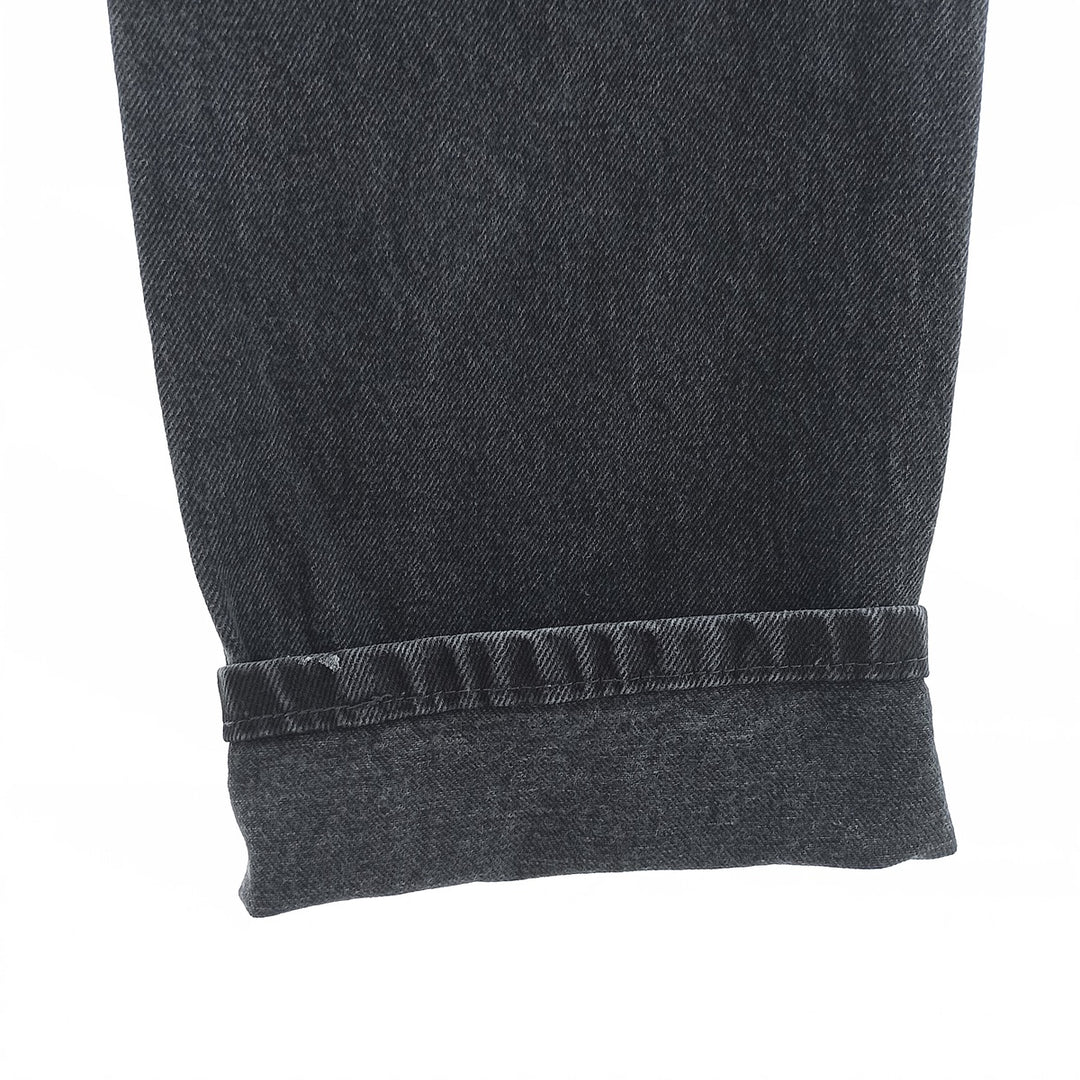 Rustler Black Denim Straight Denim Pants for Men, W30 equivalent cotton black type Vintage Second Hand