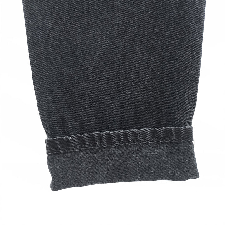 Rustler Black Denim Straight Denim Pants for Men, W30 equivalent cotton black type Vintage Second Hand
