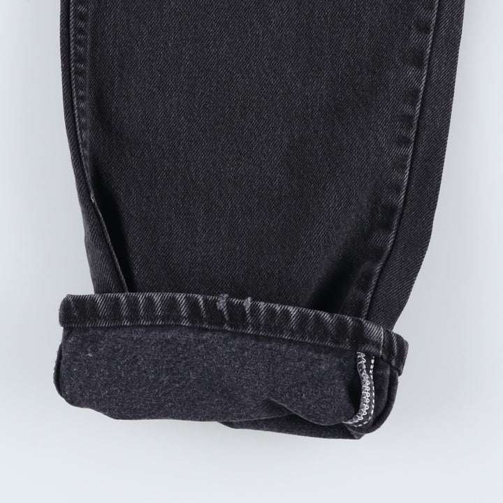 Rustler Black Denim Straight Denim Pants for Men, W33 equivalent cotton black type Vintage Second Hand