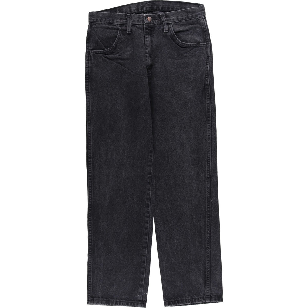 Rustler Black Denim Straight Denim Pants for Men, W30 equivalent cotton green type Vintage Second Hand