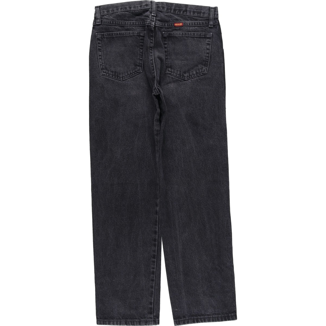 Rustler Black Denim Straight Denim Pants for Men, W30 equivalent cotton green type Vintage Second Hand