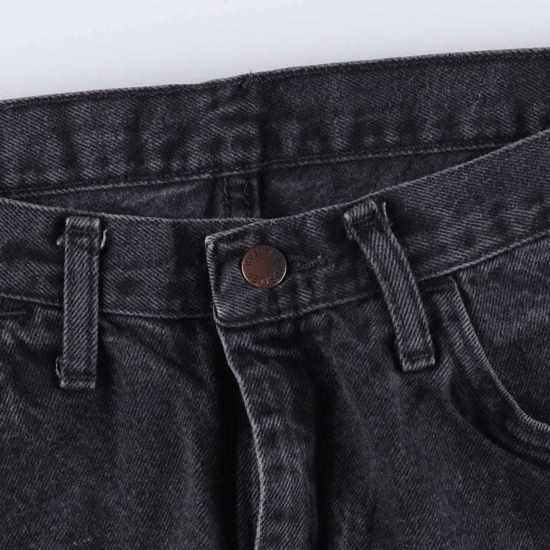 Rustler Black Denim Straight Denim Pants for Men, W30 equivalent cotton green type Vintage Second Hand