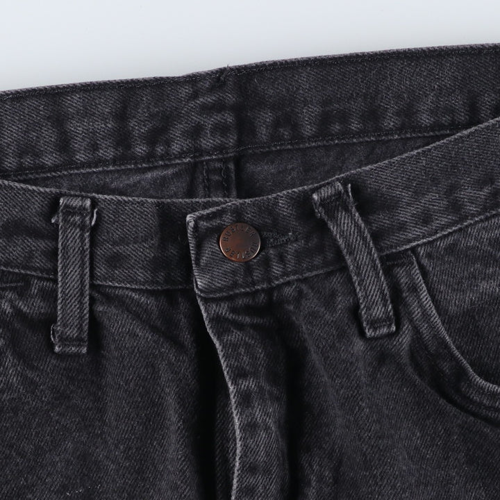 Rustler Black Denim Straight Denim Pants for Men, W30 equivalent cotton green type Vintage Second Hand