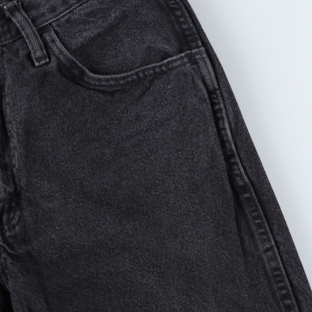 Rustler Black Denim Straight Denim Pants for Men, W30 equivalent cotton green type Vintage Second Hand