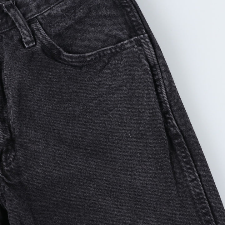 Rustler Black Denim Straight Denim Pants for Men, W30 equivalent cotton green type Vintage Second Hand