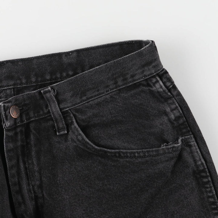 Rustler Black Denim Straight Denim Pants for Men, W34 equivalent cotton black type Vintage Second Hand