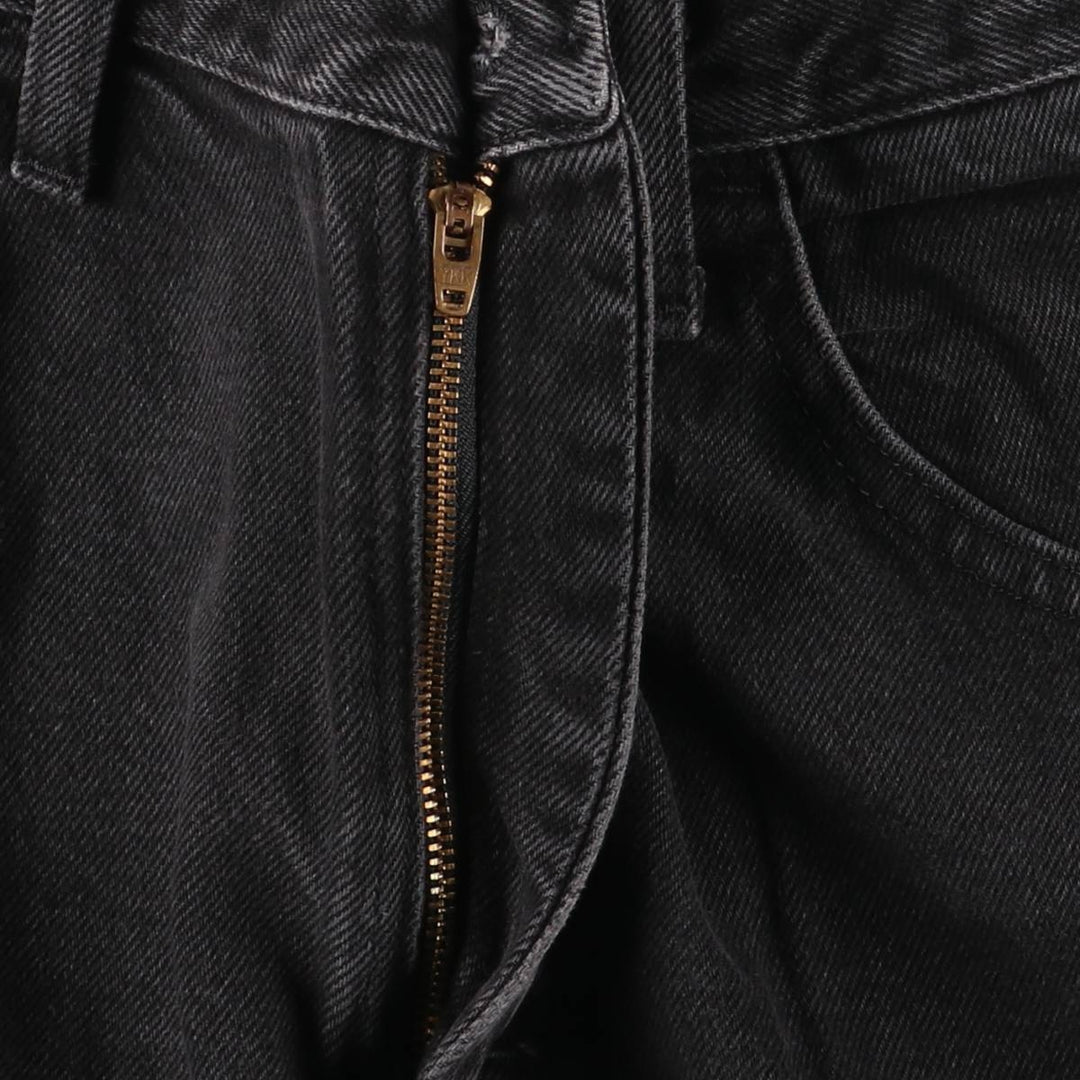 Rustler Black Denim Straight Denim Pants for Men, W33 equivalent cotton black type Vintage Second Hand