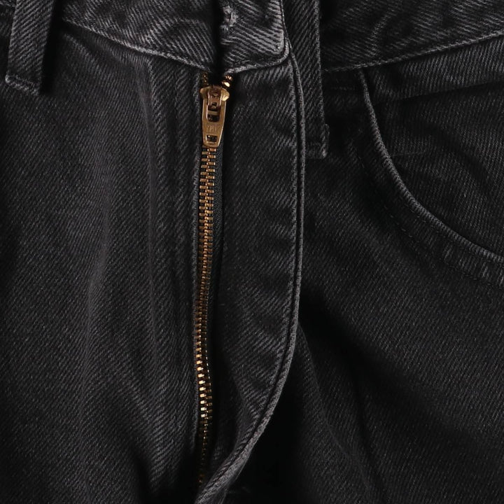 Rustler Black Denim Straight Denim Pants for Men, W33 equivalent cotton black type Vintage Second Hand