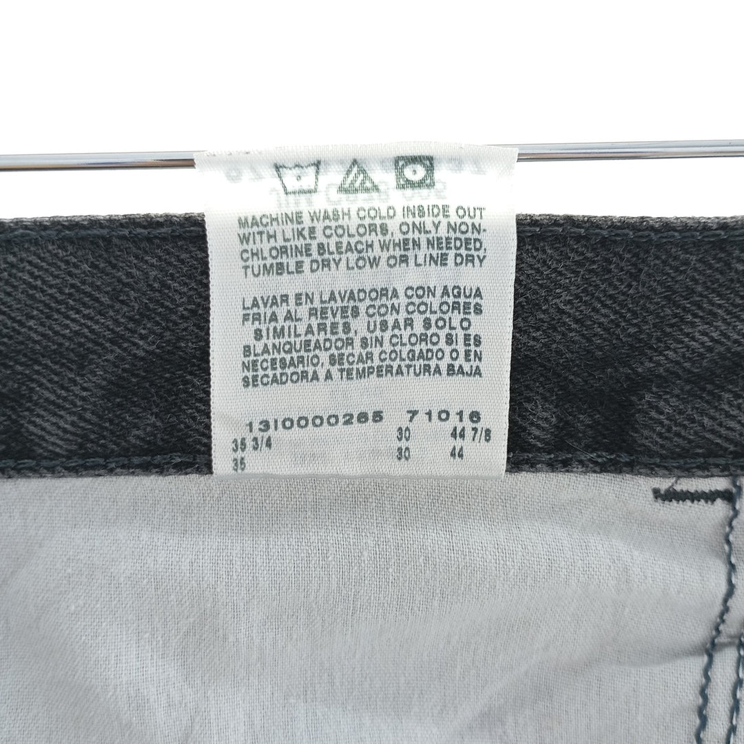 Rustler Black Denim Straight Denim Pants for Men, W33 equivalent cotton black type Vintage Second Hand