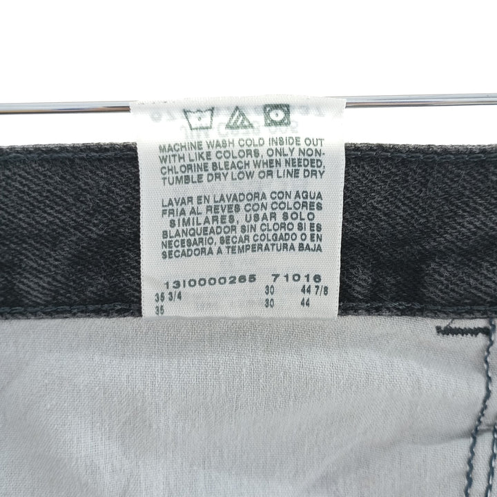 Rustler Black Denim Straight Denim Pants for Men, W33 equivalent cotton black type Vintage Second Hand