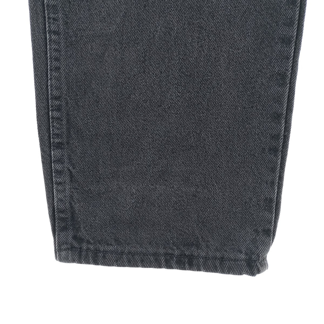 Rustler Black Denim Straight Denim Pants for Men, W33 equivalent cotton black type Vintage Second Hand
