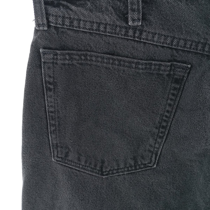 Rustler Black Denim Straight Denim Pants for Men, W33 equivalent cotton black type Vintage Second Hand