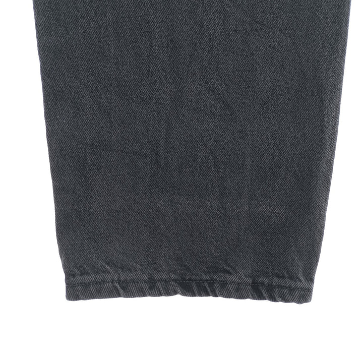 Rustler Black Denim Straight Denim Pants for Men, W33 equivalent cotton black type Vintage Second Hand