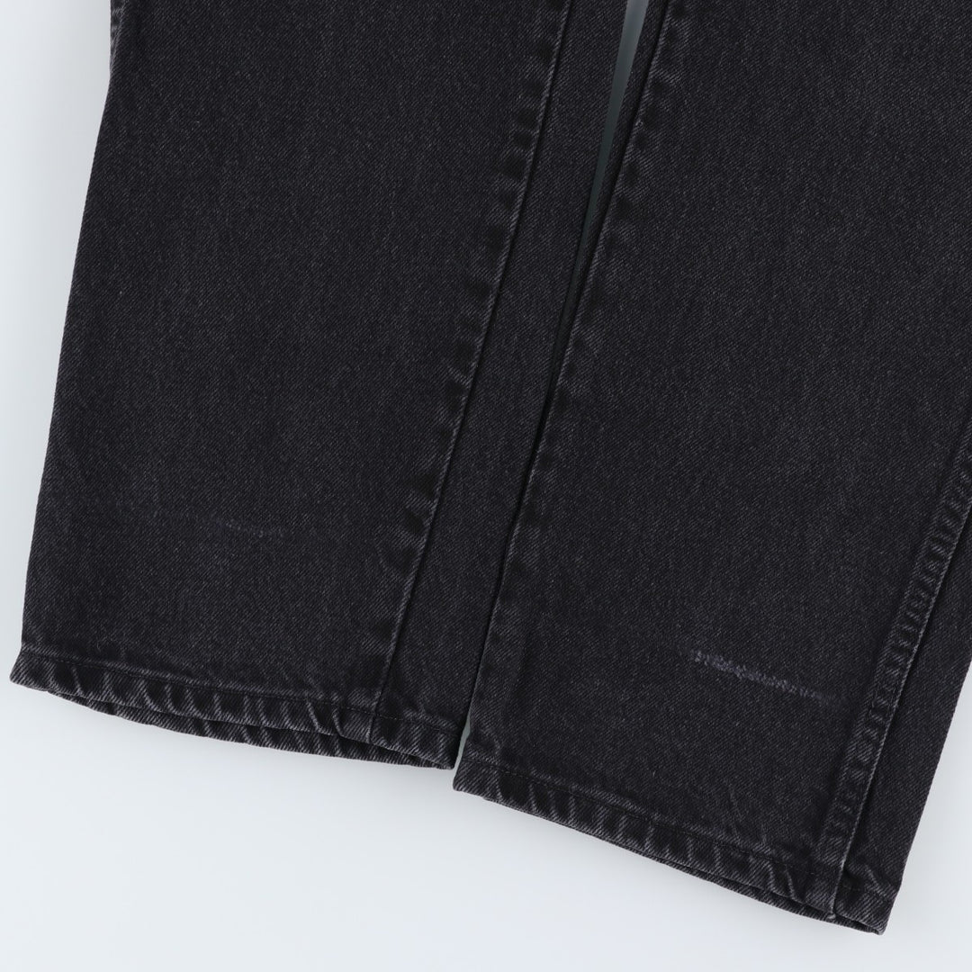 Rustler Black Denim Straight Denim Pants for Men, W30 equivalent cotton black type Vintage Second Hand