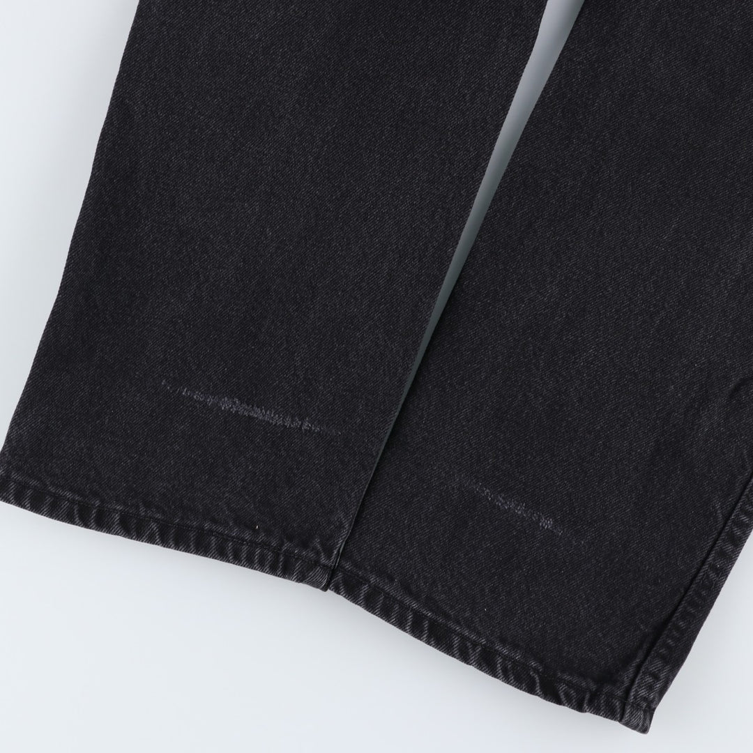 Rustler Black Denim Straight Denim Pants for Men, W30 equivalent cotton black type Vintage Second Hand